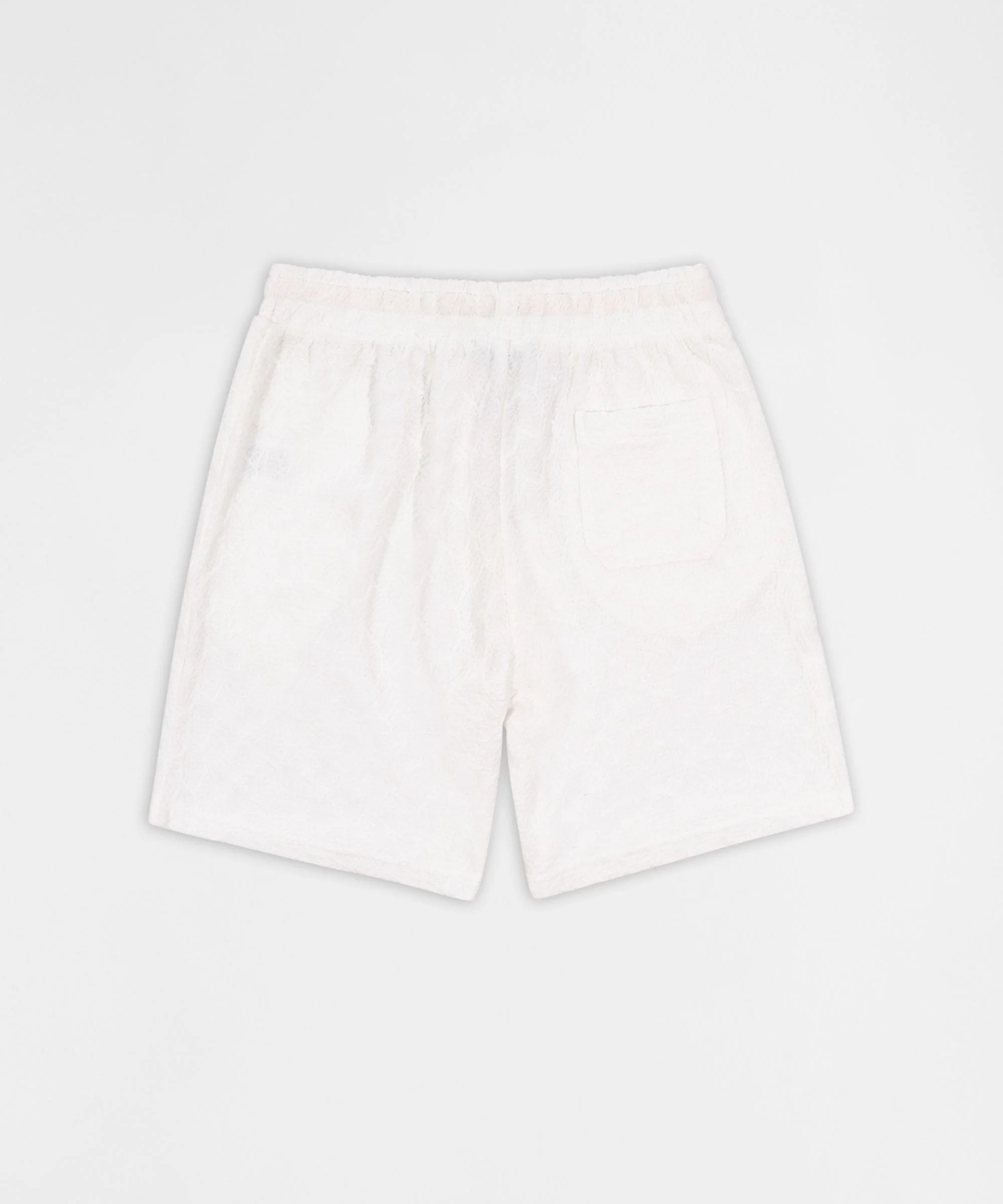 Textured Honey Comb Short - White - Image 2