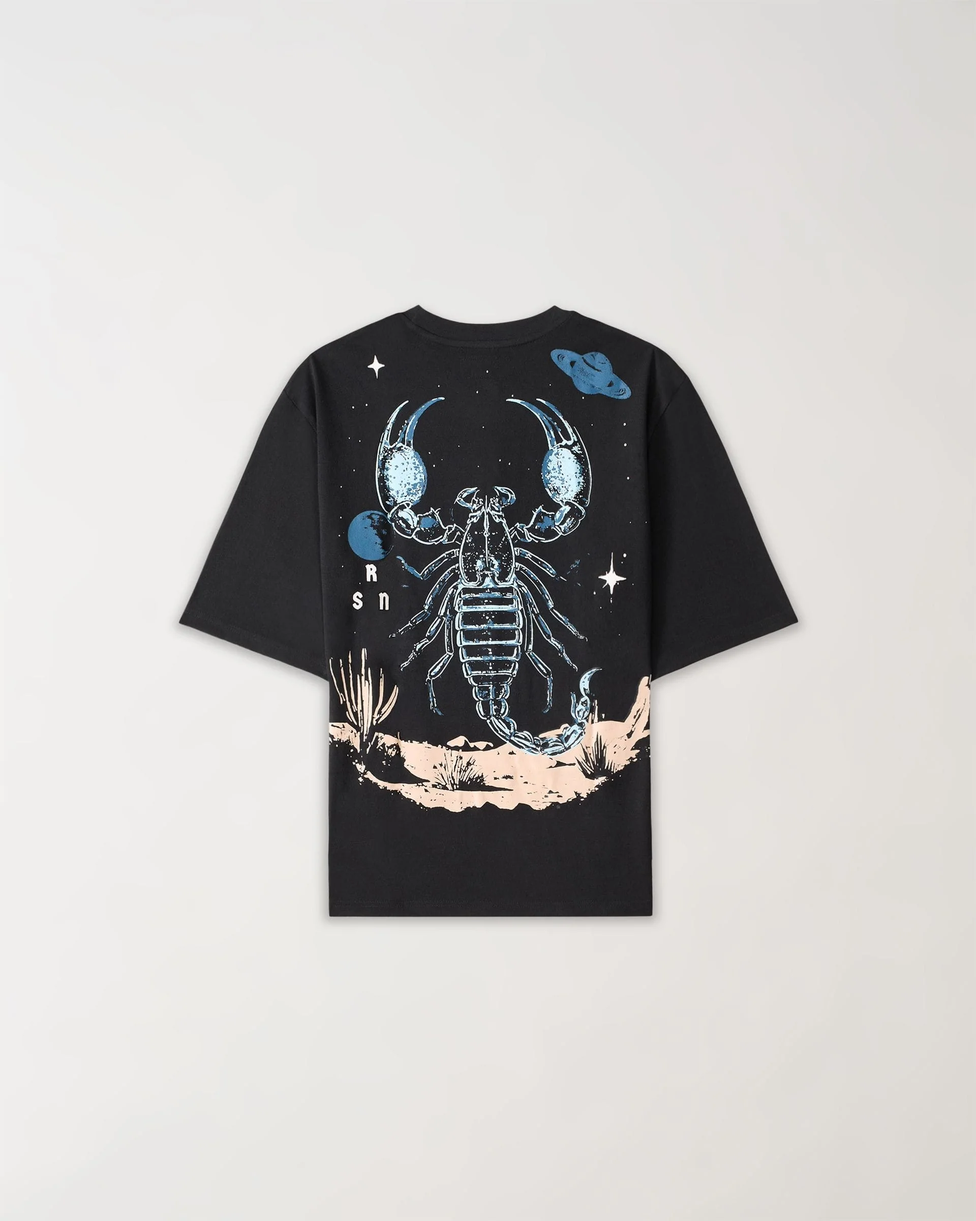 Toxic Embroidered Short Sleeve Tee - Black