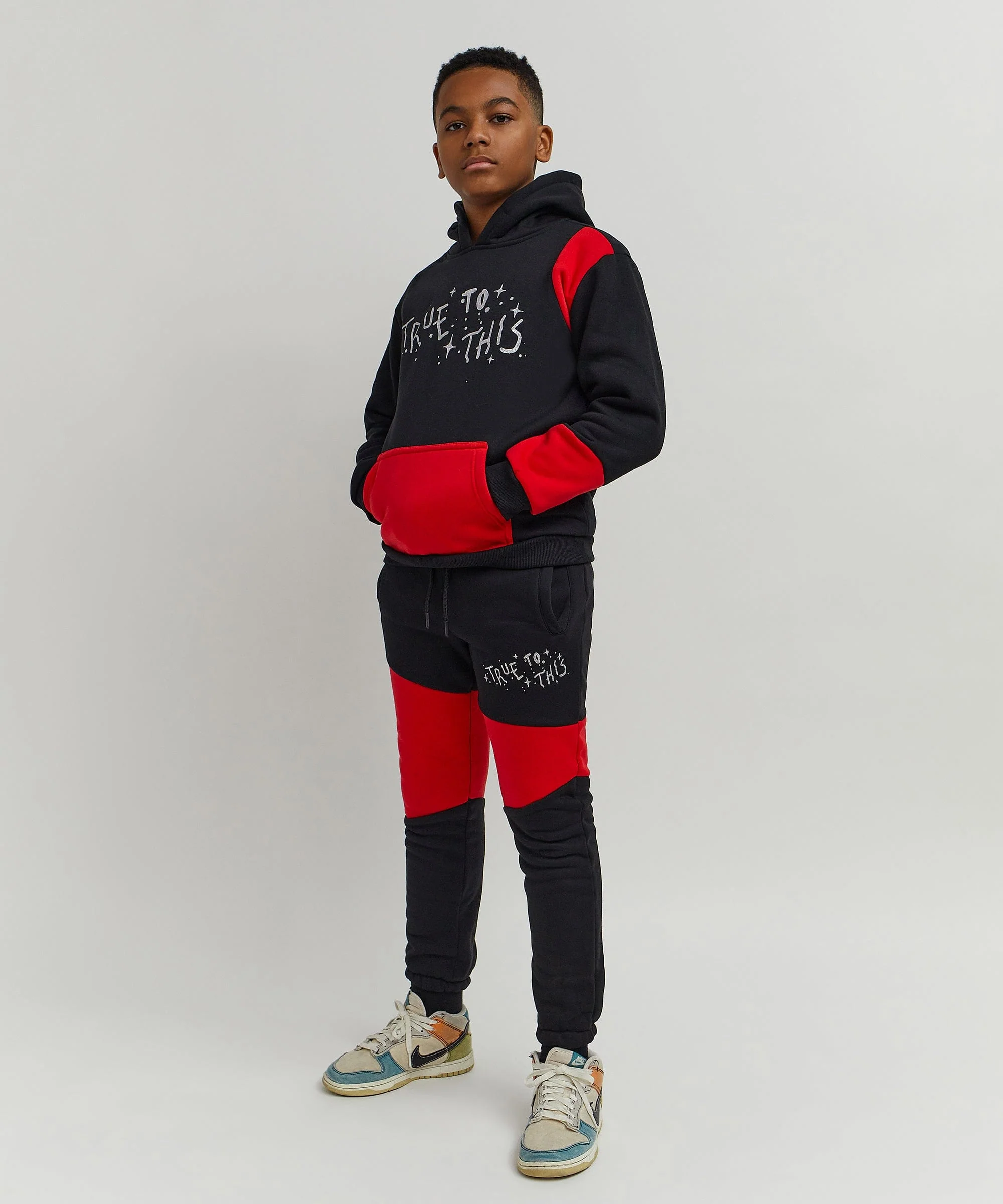 Kids True To This Back Print Hoodie - Image 20