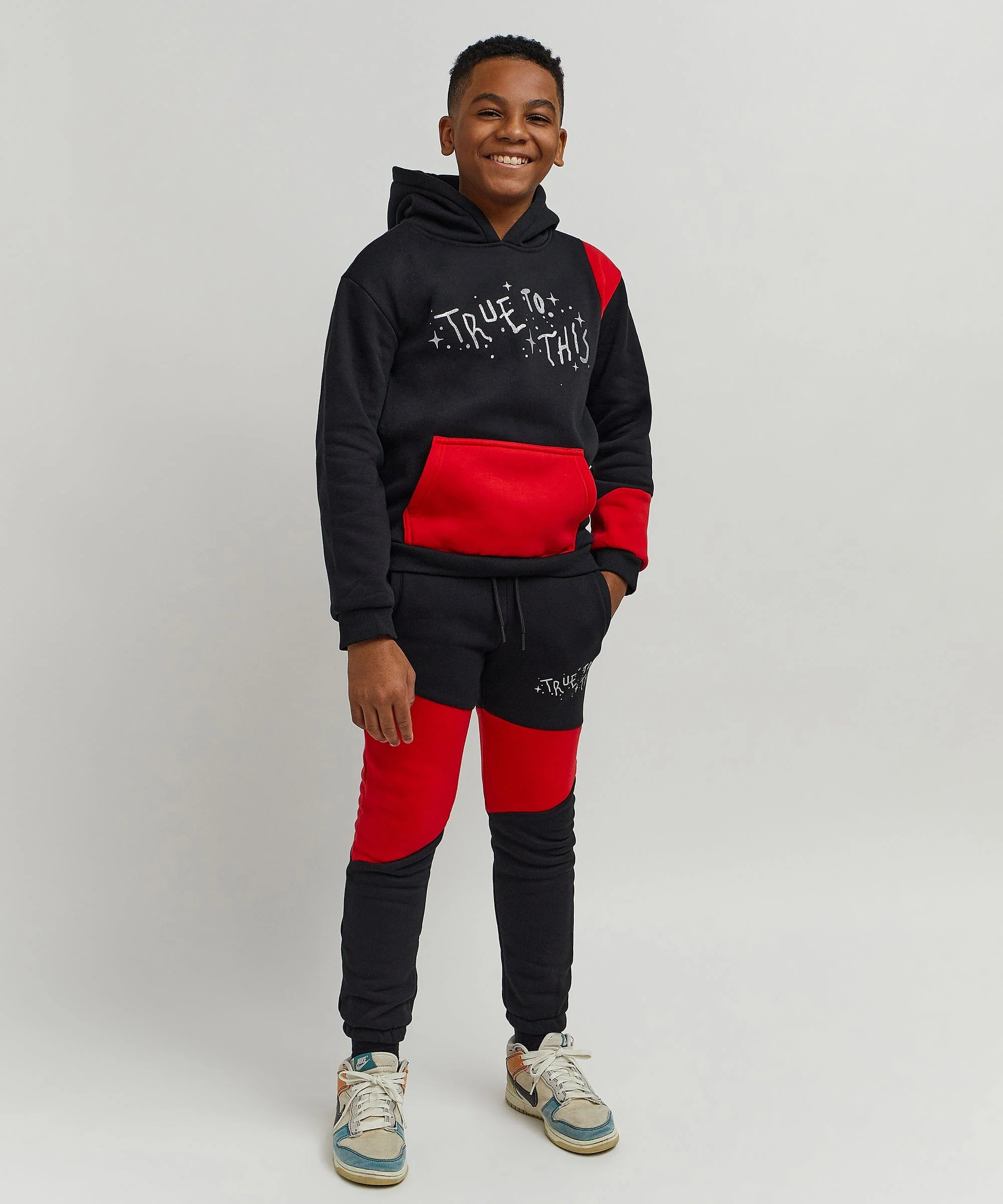 Kids True To This Back Print Hoodie - Image 22