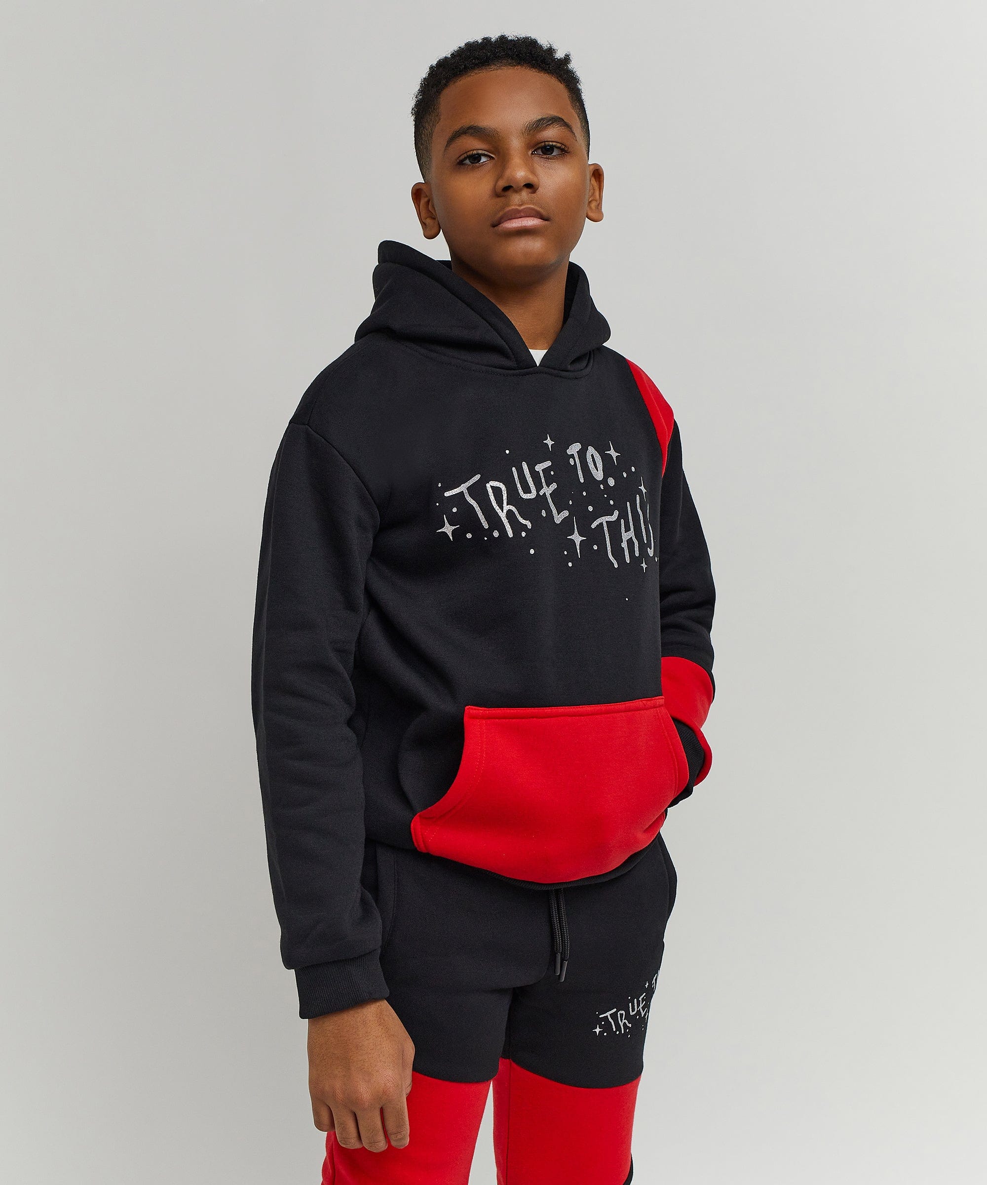 Kids True To This Back Print Hoodie - Image 7