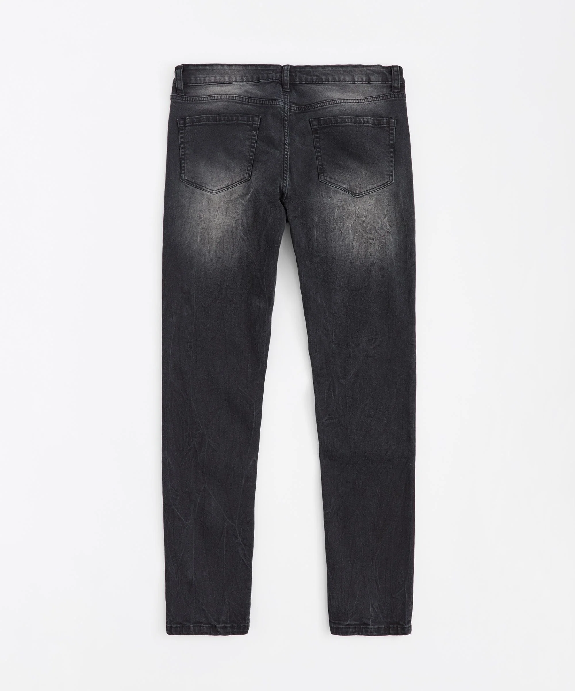 Vice Ripped Denim Pants - Washed Black - Image 3