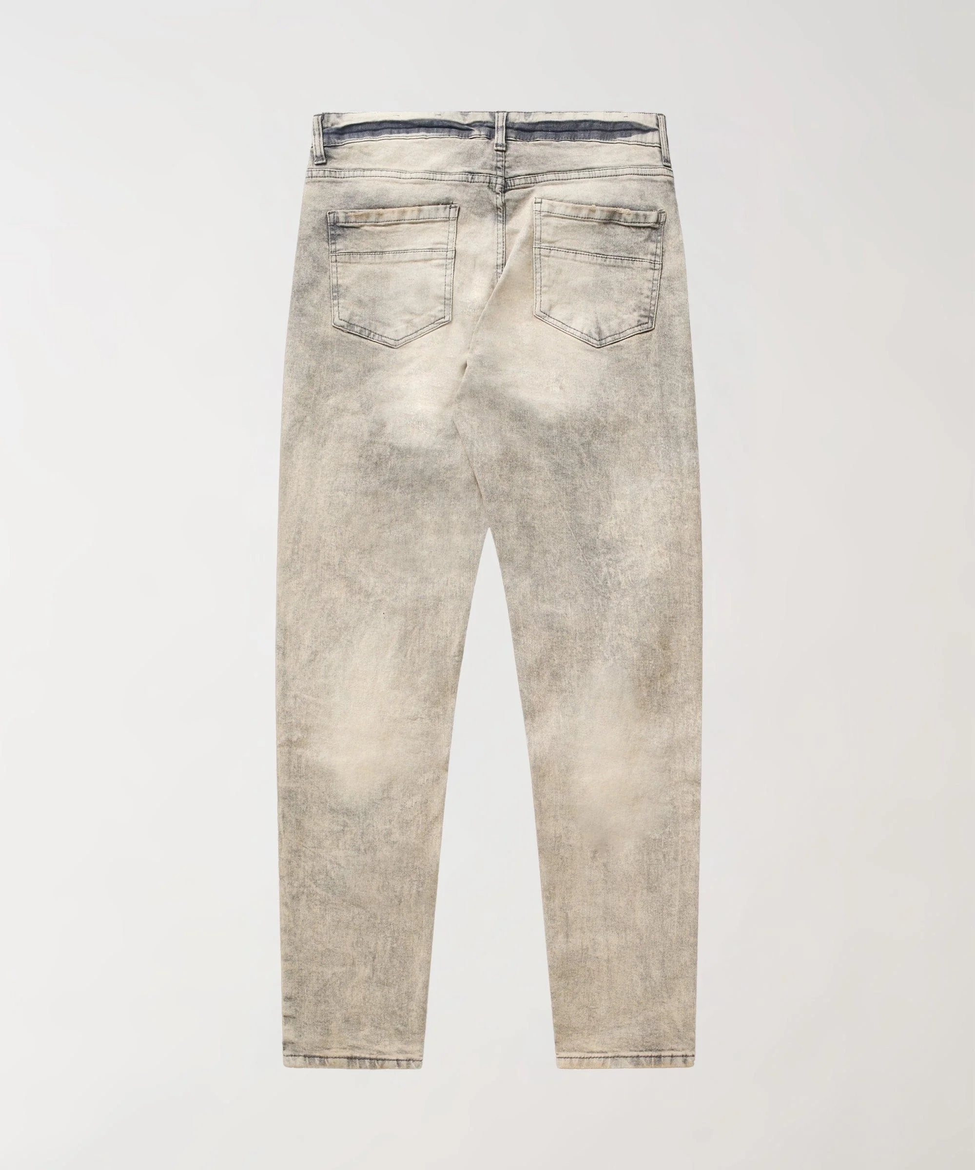 Washed Rip And Repair Denim Jeans - Grey - Image 2