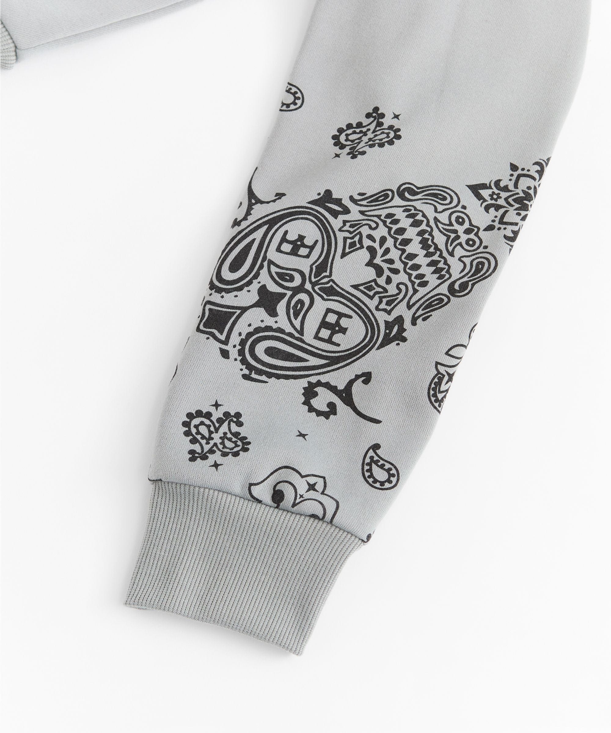 Women Brooklyn Paisley Hoodie - Grey - Image 2