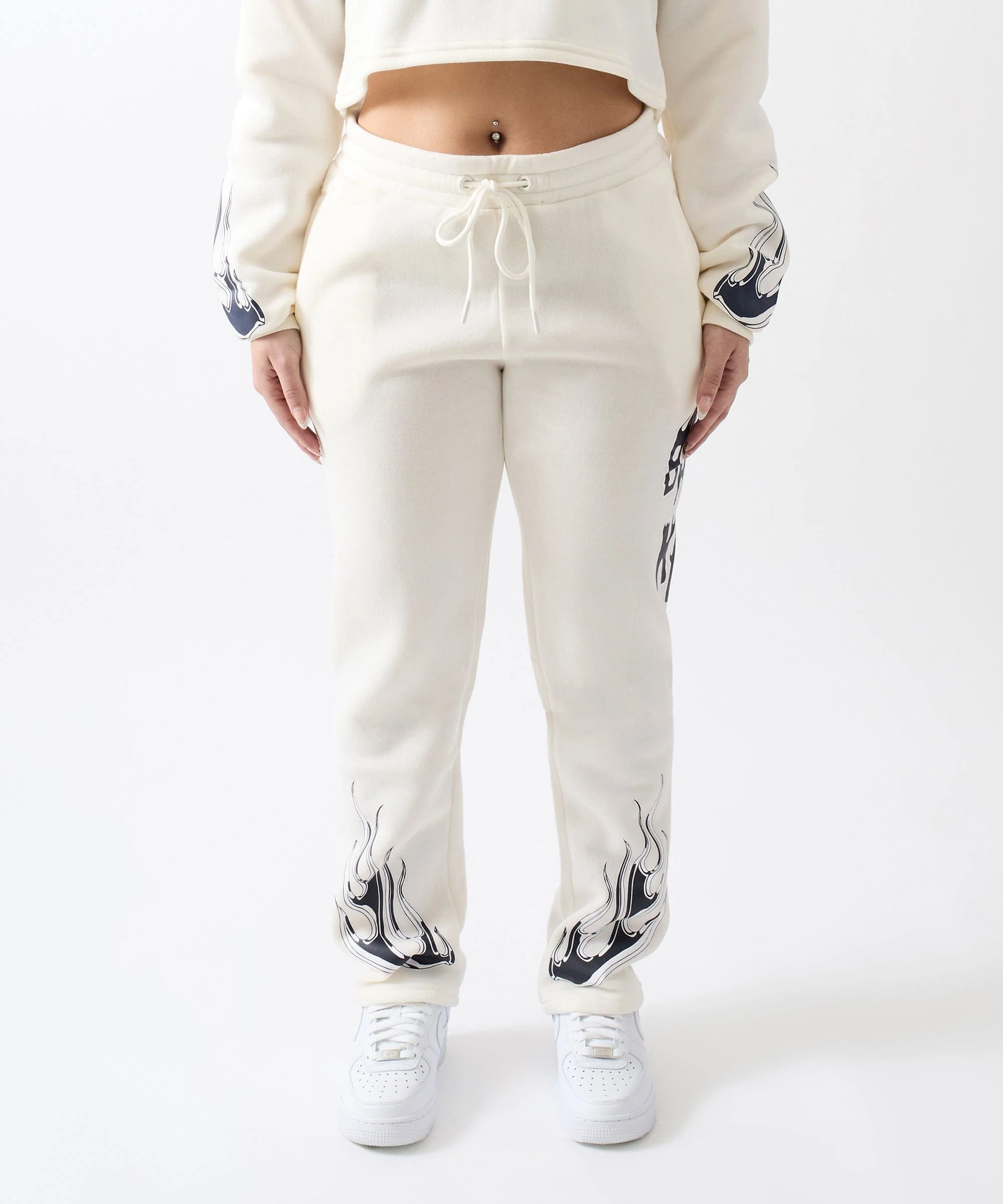 Women Brooklyn Sweatpants - Cream - Image 2