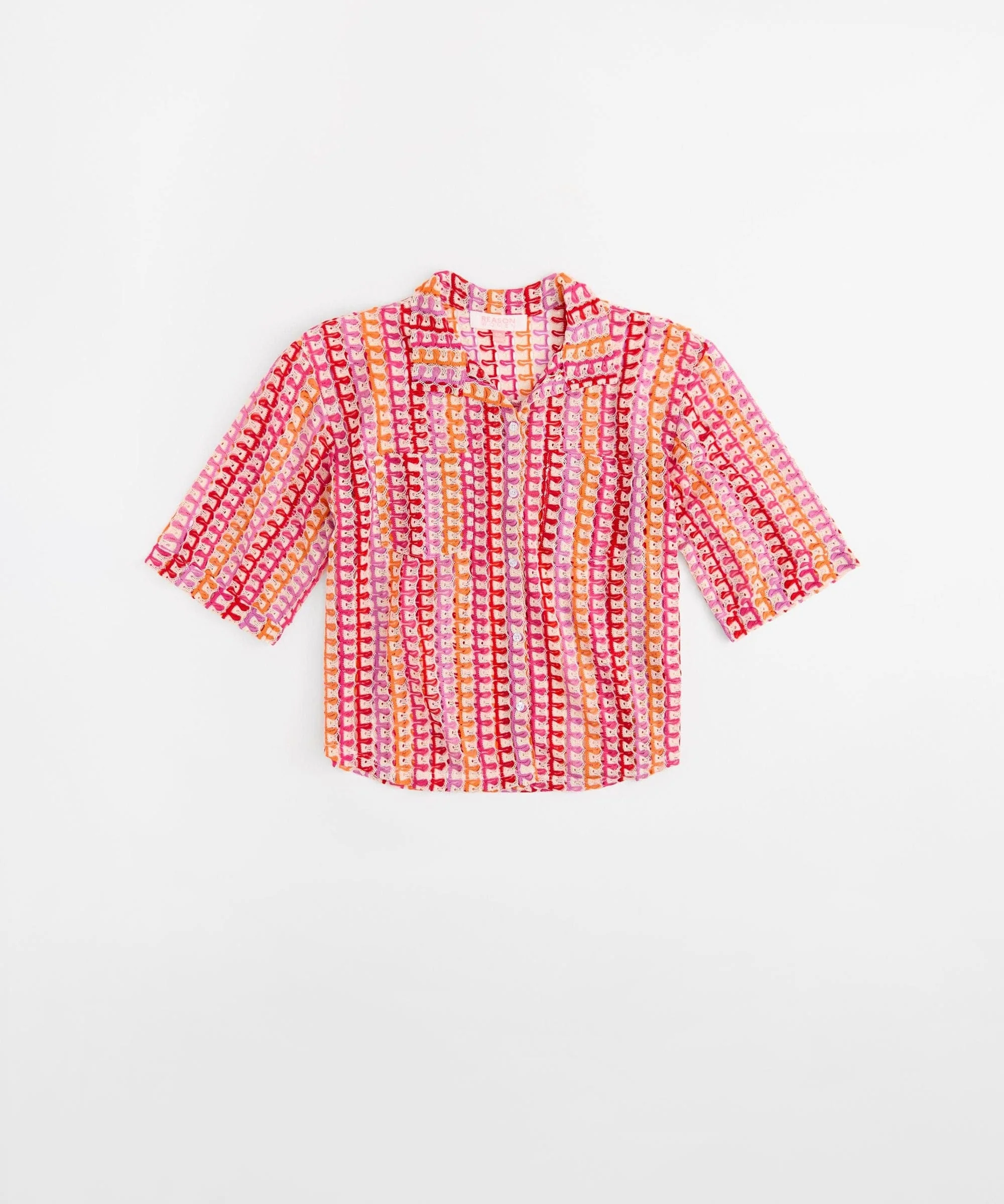 Women Plus Size Textured Shirt