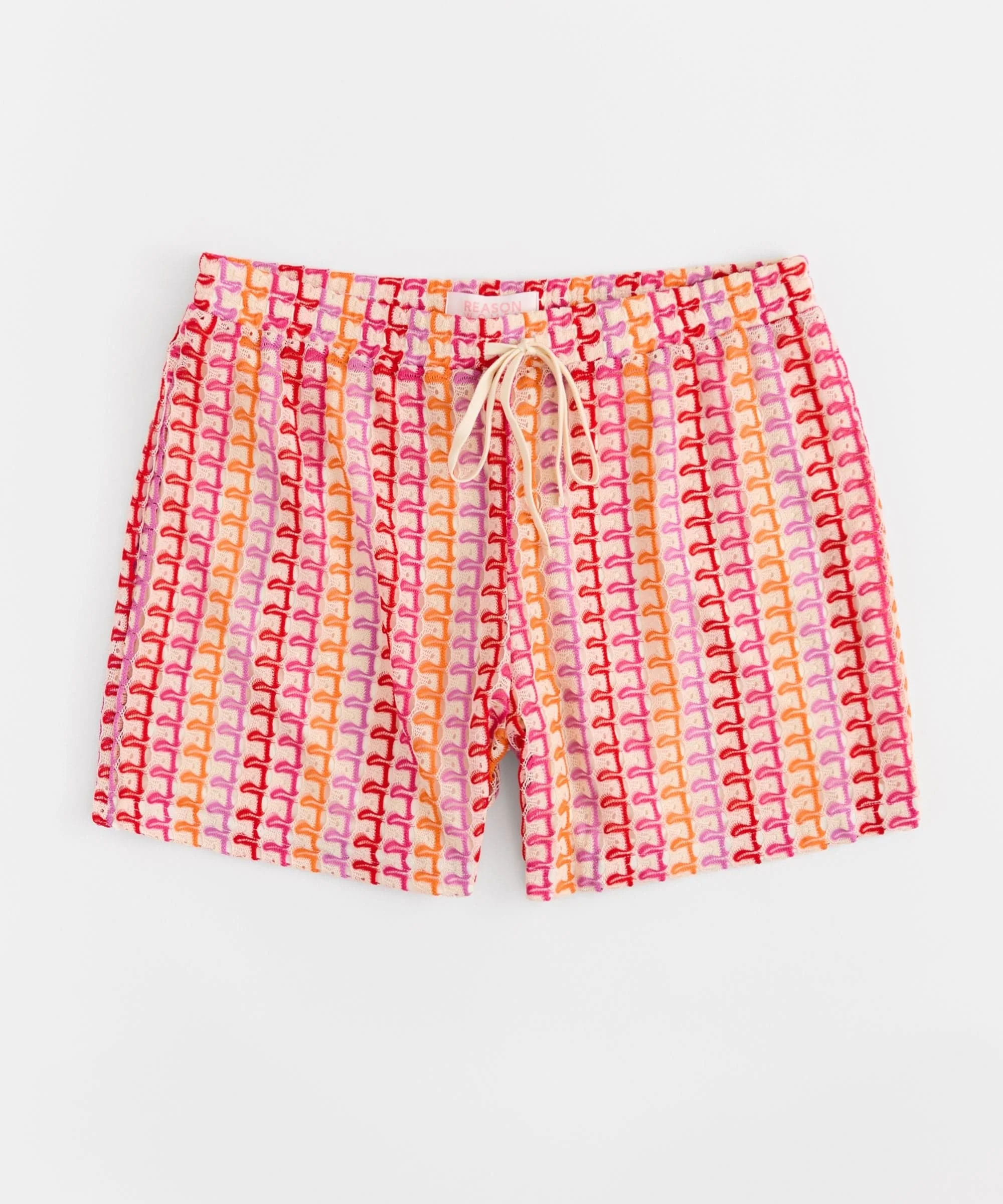 Women Plus Size Textured Shorts