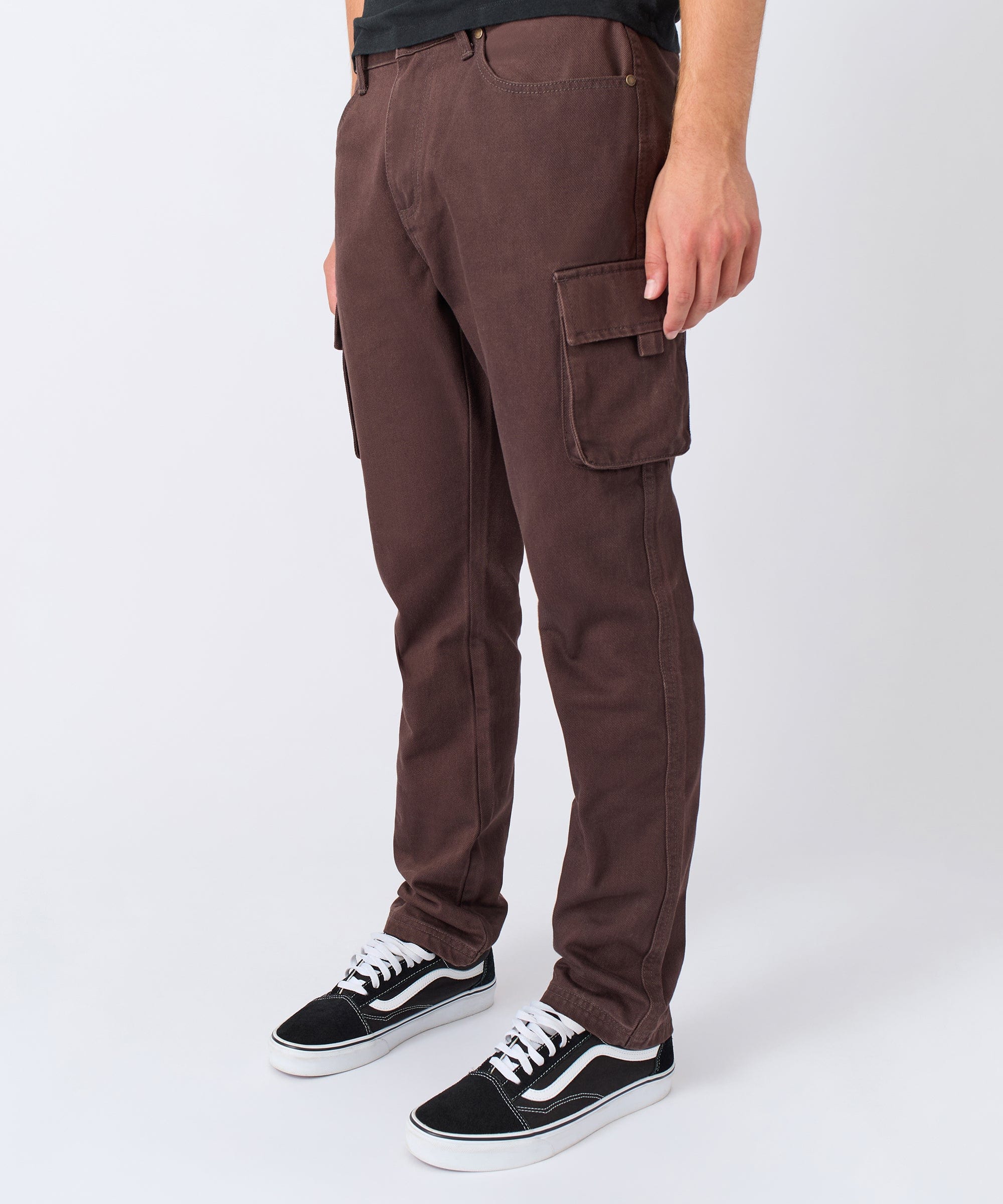 Workwear Cargo Pants - Brown - Image 3